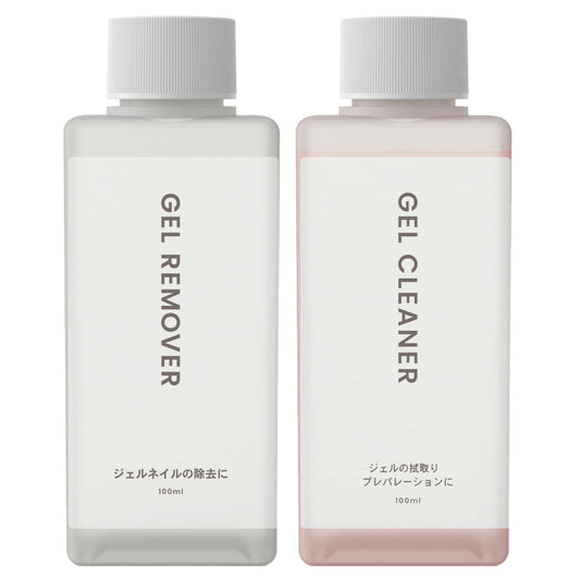 atrico ジェルクリーナー＆リムーバーセット 各100ml 日本製（化粧品登録済）